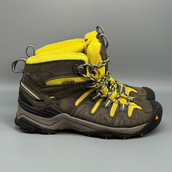 Keen Gypsum Women's 7.5 Brown Hiking Boots Lace Up Ankle Round Toe Waterproof - Picture 1 of 11